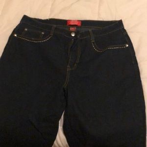 Capri Embroidered Pants